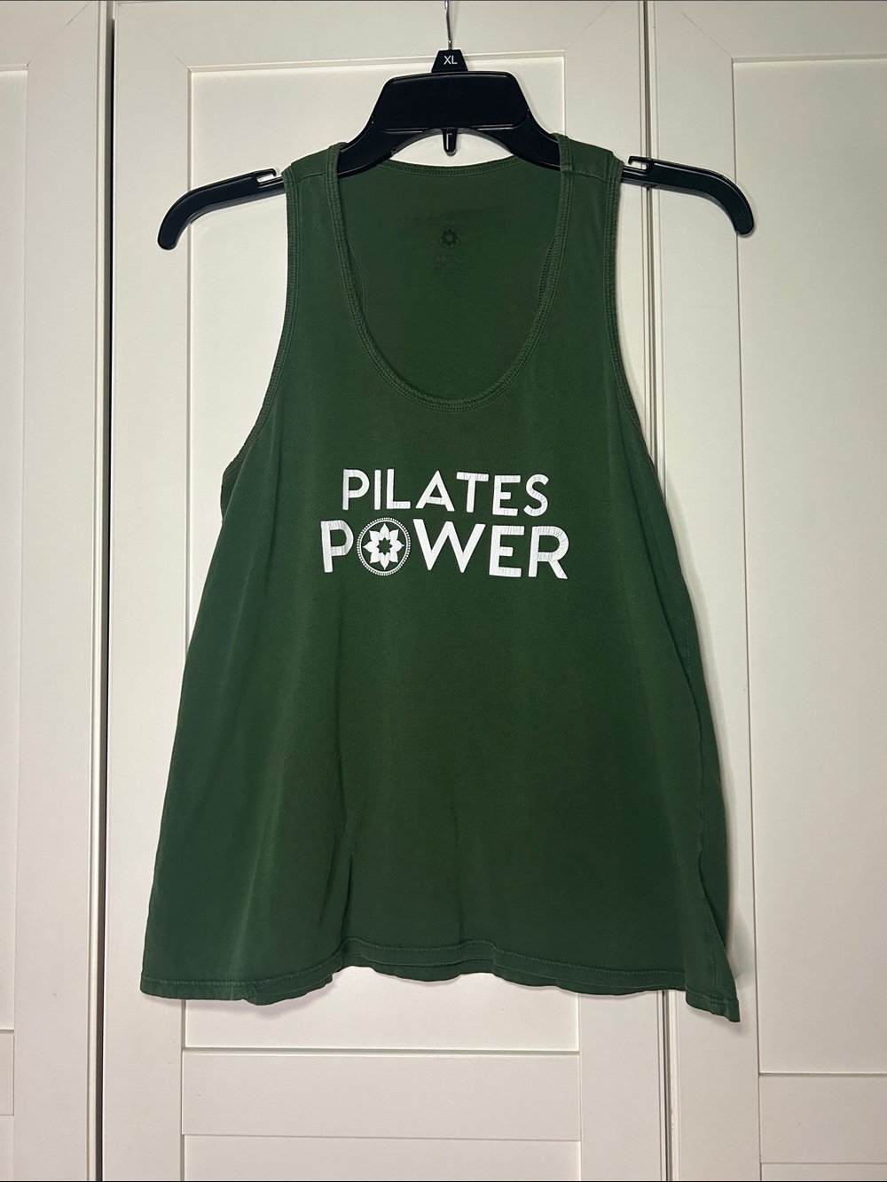 Club Pilates “Pilates Power” Women's Green Graphic Tank Top